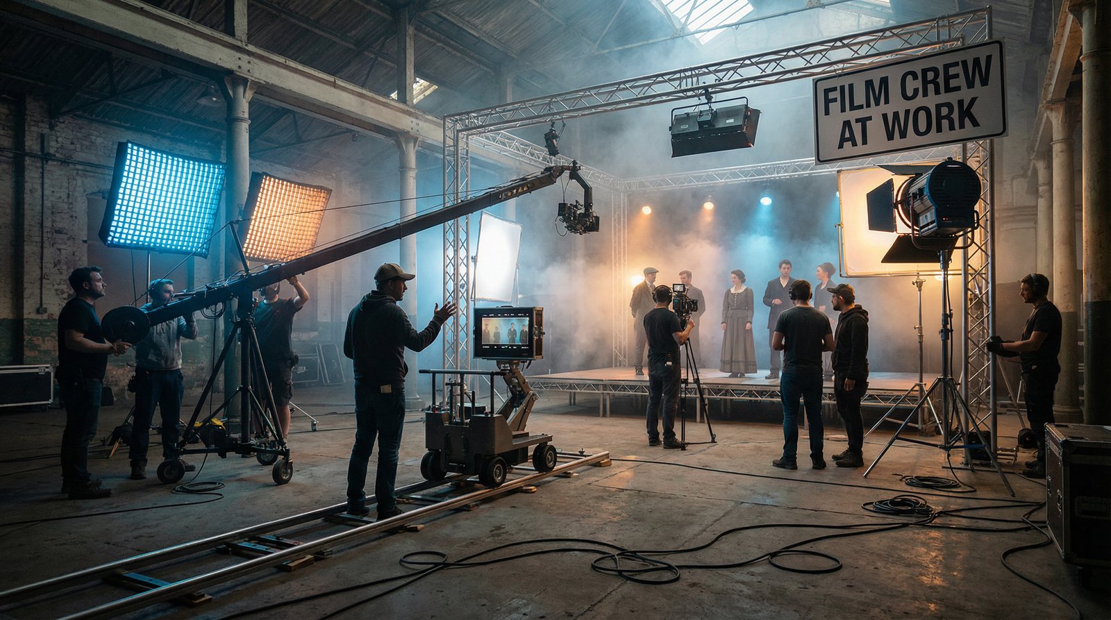 小蓝视频影视制作幕后花絮